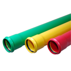 Pipelife - 110x2,5 mm rød PVC kabelrør, SN4, 6 m