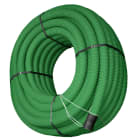 Pipelife - 50 mm PE DV korrugert kabelrør i kveil, med trekketråd, 50 m, grønn