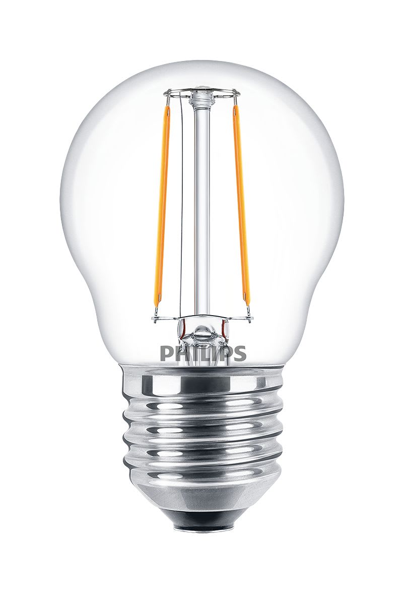 Philips - LED-pærer med klassisk glødetråd og lysskinn - Korrelert fargetemperatur (nom.): 2200K-2700K