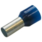 Haupa - Endehylse isolert 2,5x8mm, blå