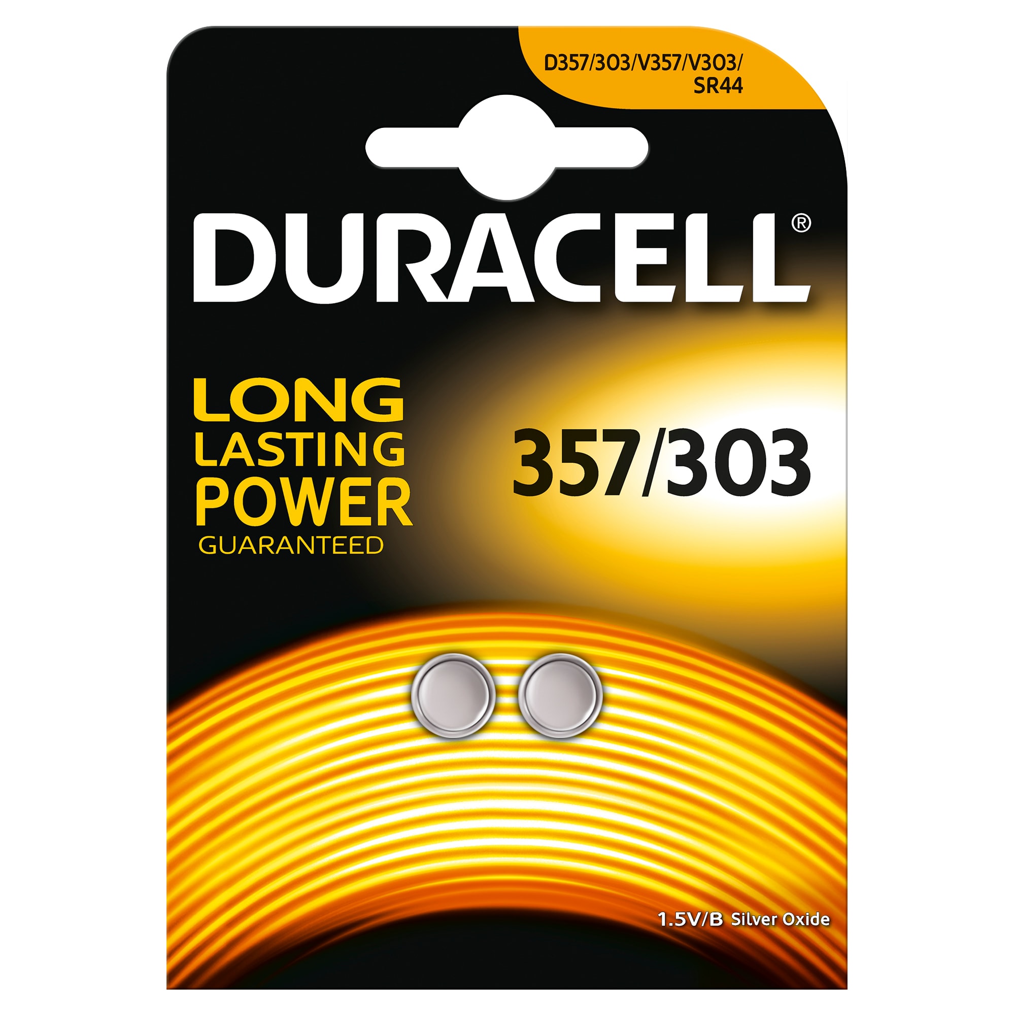 Duracell - Duracell batterier Electronics 357/303 SR44 - 2pk
