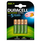 Duracell - Duracell oppladbare batterier 850mAh HR03 AAA - 4pk