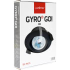 Unilamp - Gyro Go! Eco Sixpack 3000K Sort 6 komplette downlights