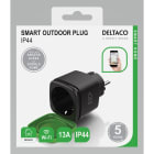 Deltaco - SH-OP01 Smart Home Utendørsplugg IP44 timer 1x CEE svart/grø