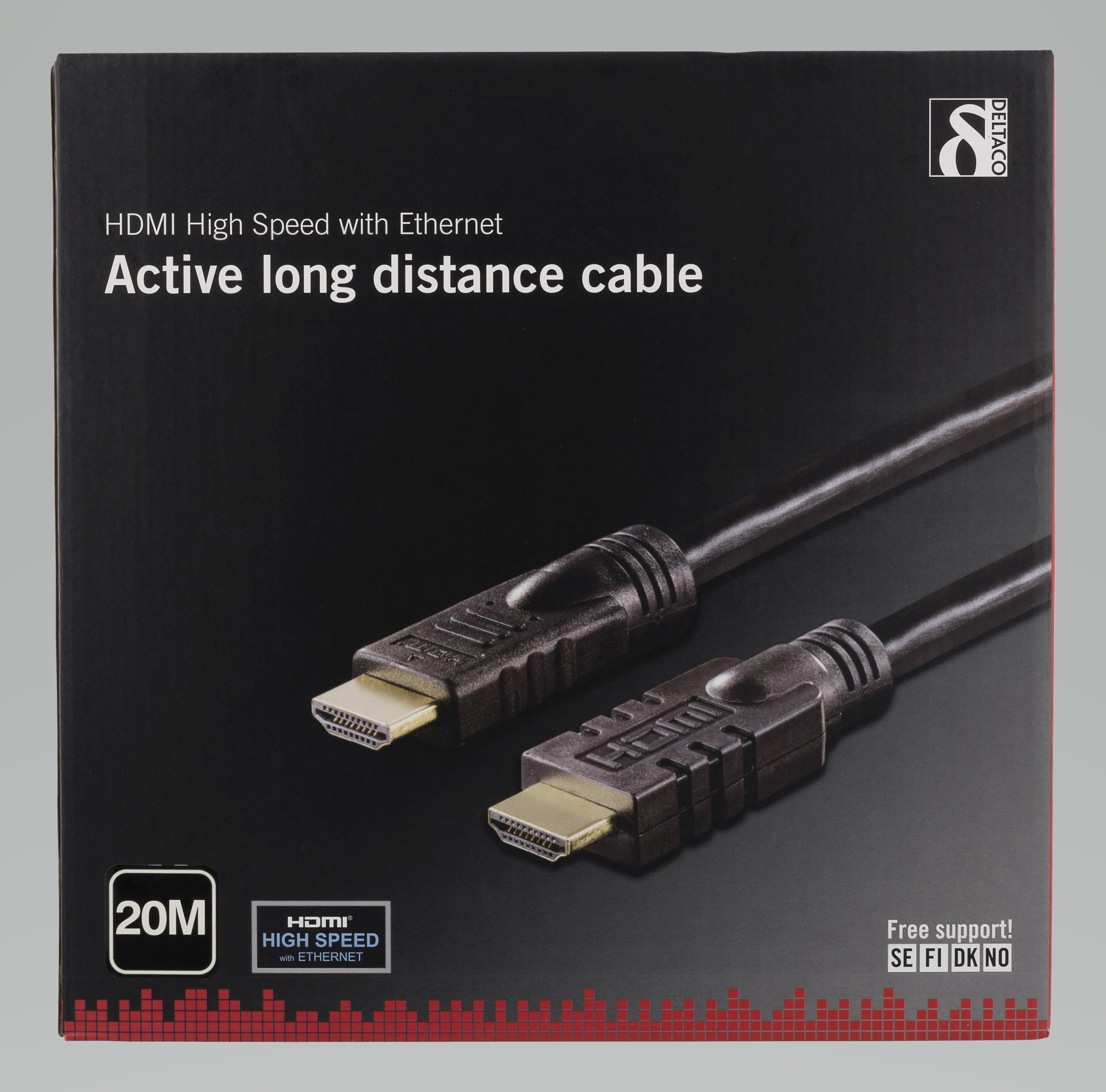 Deltaco - HDMI-1200 Aktiv HDMI Kabel 20