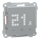 ELKO - Termostat til vannbåren varme og varmekabler - 16A - Plus Aluminium  - ELKO Smart App kompatibel