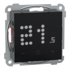 ELKO - Termostat til vannbåren varme og varmekabler - 16A - RS/Plus Sort  - ELKO Smart App kompatibel