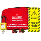 Gylling teknikk - Lockout Kit Mini:Bag,10tags,2univ lock 1lås