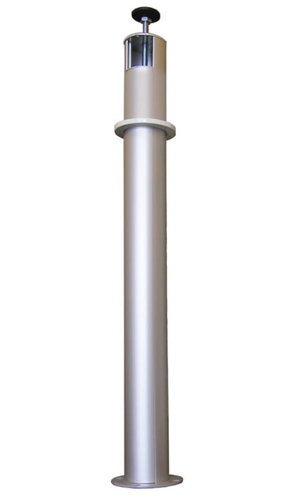 Maxeta - Nedføringsstav for disk/kasse, eloksert, lengde 3 m