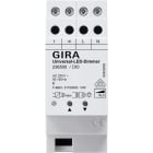 GIRA - Led-dimmer universal, System 3000, skapmontering, AC230V, 50/60 Hz