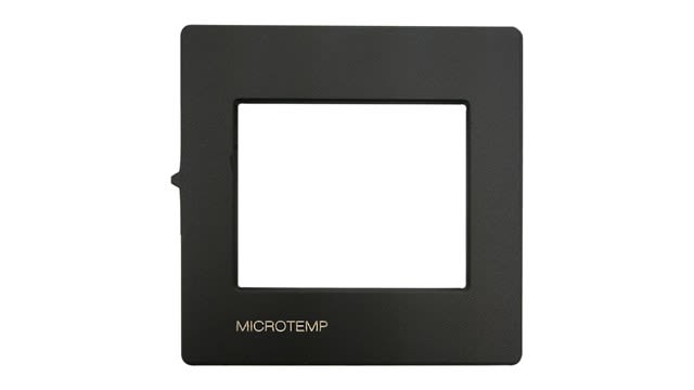 Micro Matic - Frontdeksel MWD5 Svart matt u/ramme