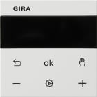 GIRA - S3000 termostat med display System 55 renhvit matt