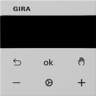 GIRA - S3000 termostat med display System 55 grå matt
