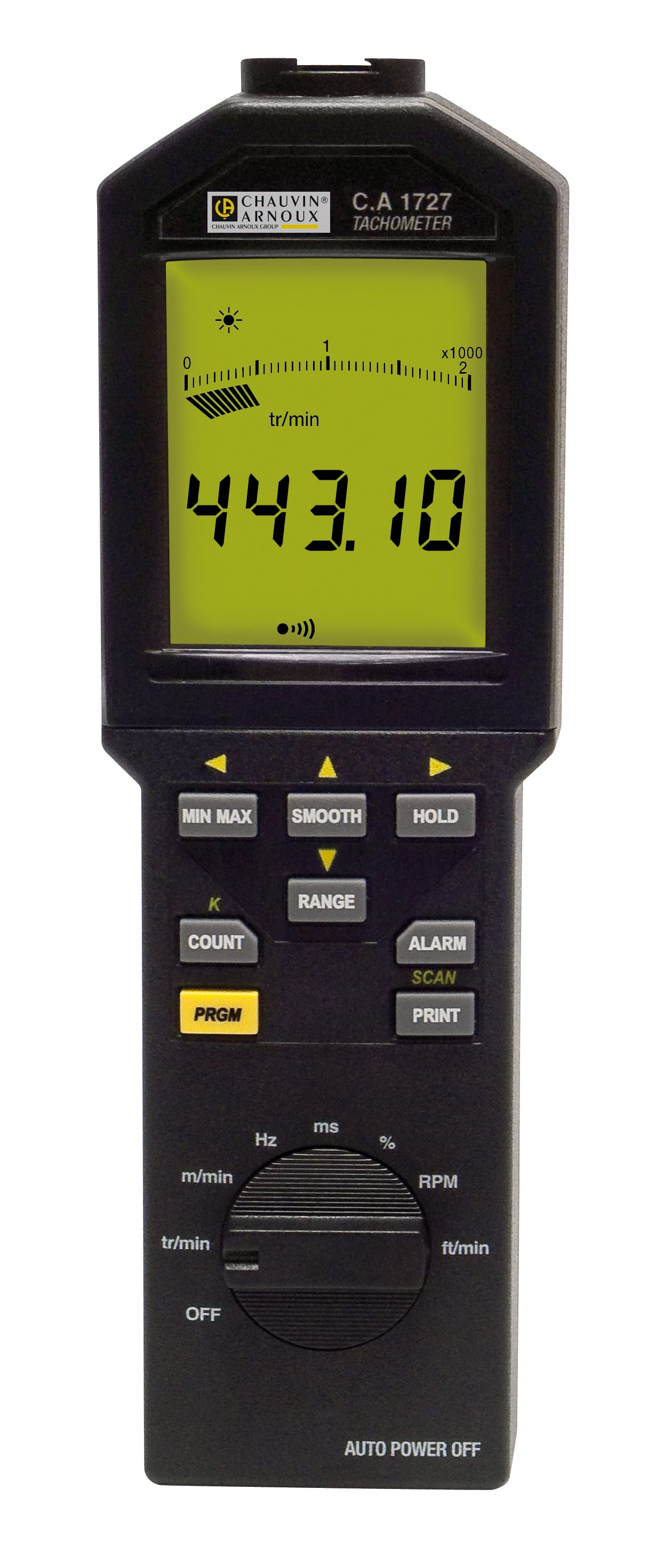 Chauvin Arnoux - CA 1727 Tachometer m. USB og SW