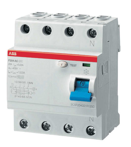 ABB Electrification - Jordfeilbryter F204 A 125A/30mA