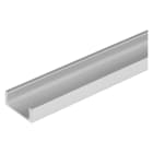 Ledvance - LED Strip Profil Flat U-formet Profil, Aluminium, 2 m lang, PF02/U/16X5/10/2