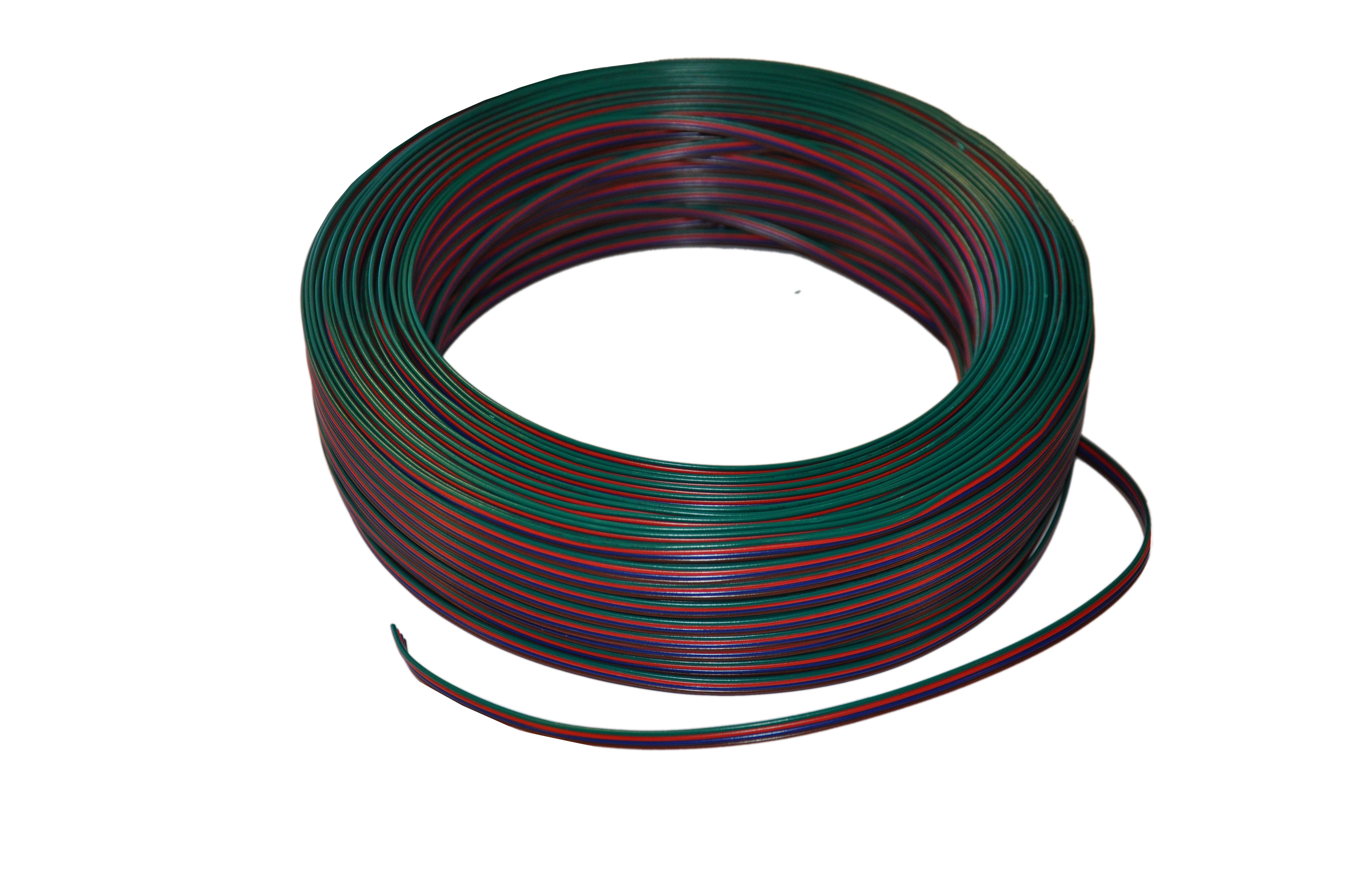 Triumph Cable - Flatkabel til RGB 4 pol 100m