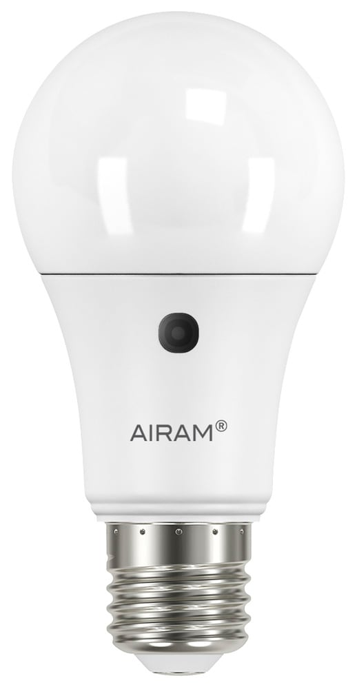 Airam - LED Sensor A60 E27 10W 827 806lm Opalt glass