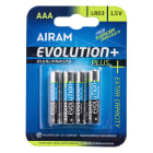 Airam - Batteri Evo Plus LR03 AAA 1,5V 4-pack