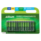 Airam - Batteri Green power LR03 AAA 1,5V 12pk
