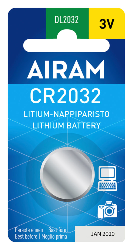 Airam - Batteri CR2032 3V