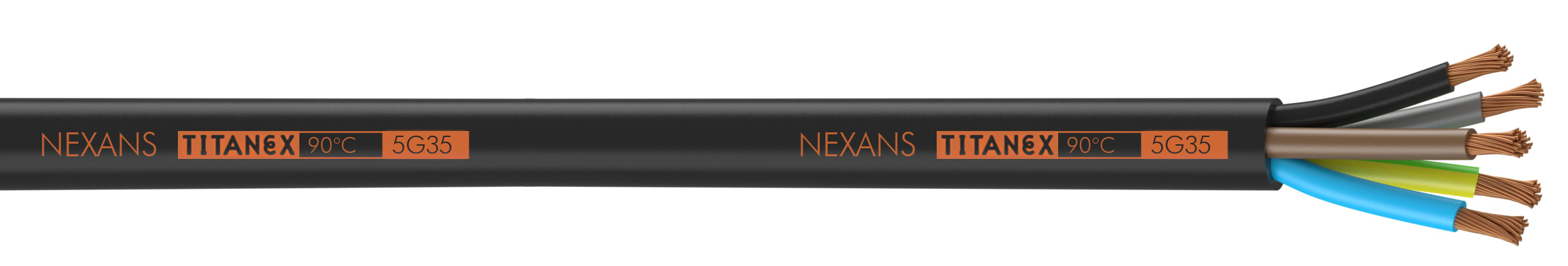 Nexans - TITANEX 750V 5G10 (TRM)  Gummikabel