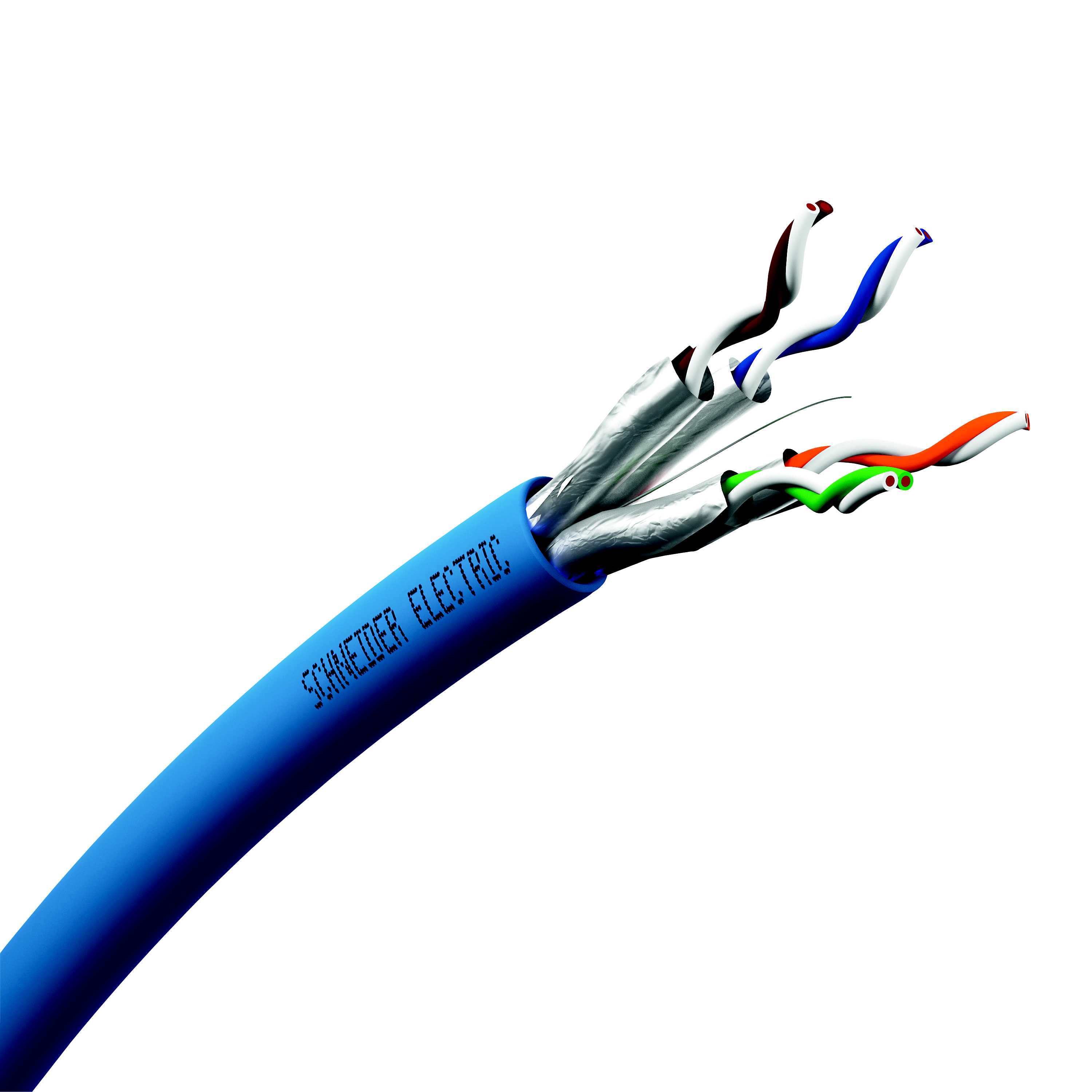 Schneider Electric - Kabel UFTP k6A 4p LZH Dca 1km Actassi kabel U/FTP kat 6A LS