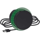 Schneider Electric - Nedfellbar bordenhet XS - 5W -Qi sertifisert - Antrasitt - USB-A Kabel 2m