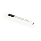 Schneider Electric - Modulær enhet - 4 x stikkontakt uttak + USB Type A og C + VDI - Hvitt