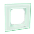 Schneider Electric - Exxact Solid ett hulls glassramme hvit