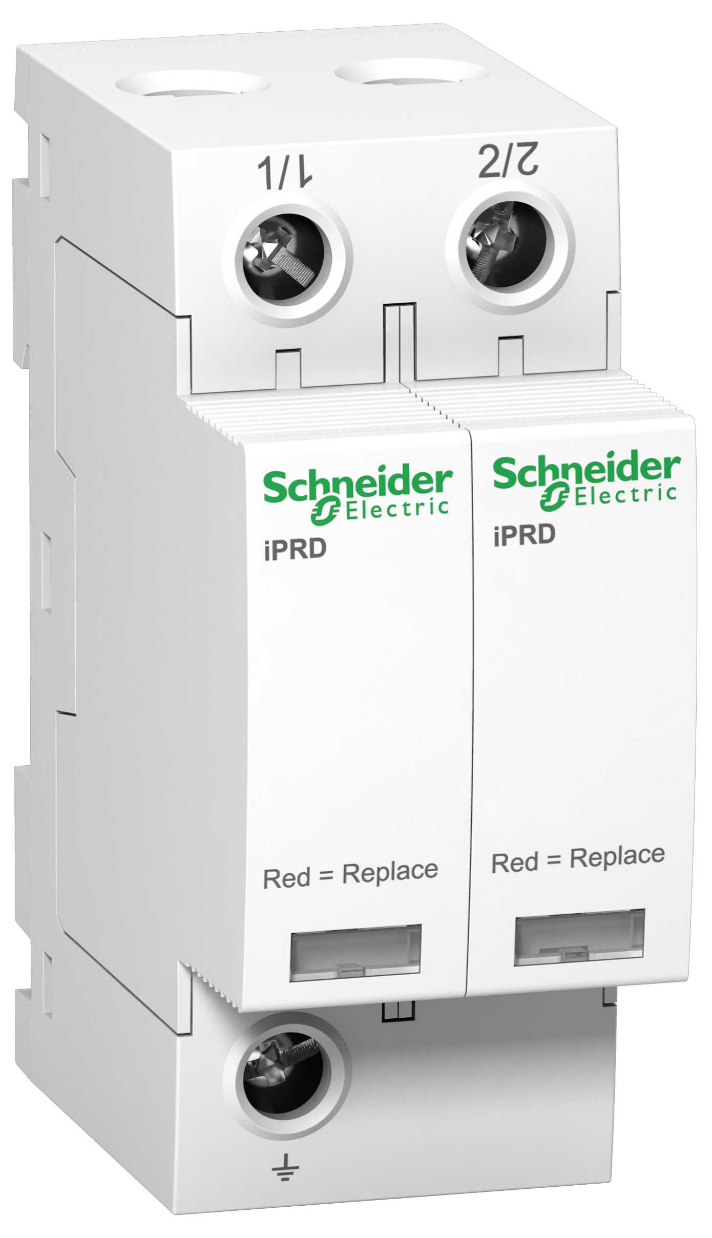 Schneider Electric - iPRD8r modulært overspenningsvern - 2P - IT - 460 V - med fjernoverføring