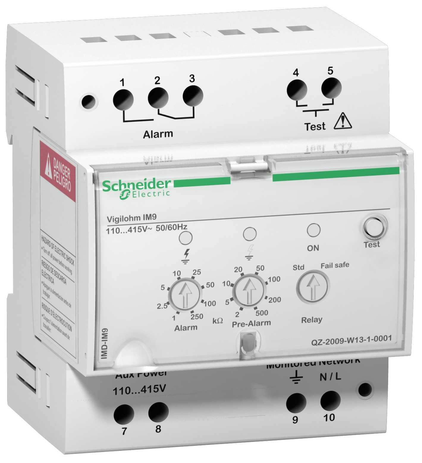 Schneider Electric - Vigilohm IM9. Isolasjonsovervåking for små anlegg