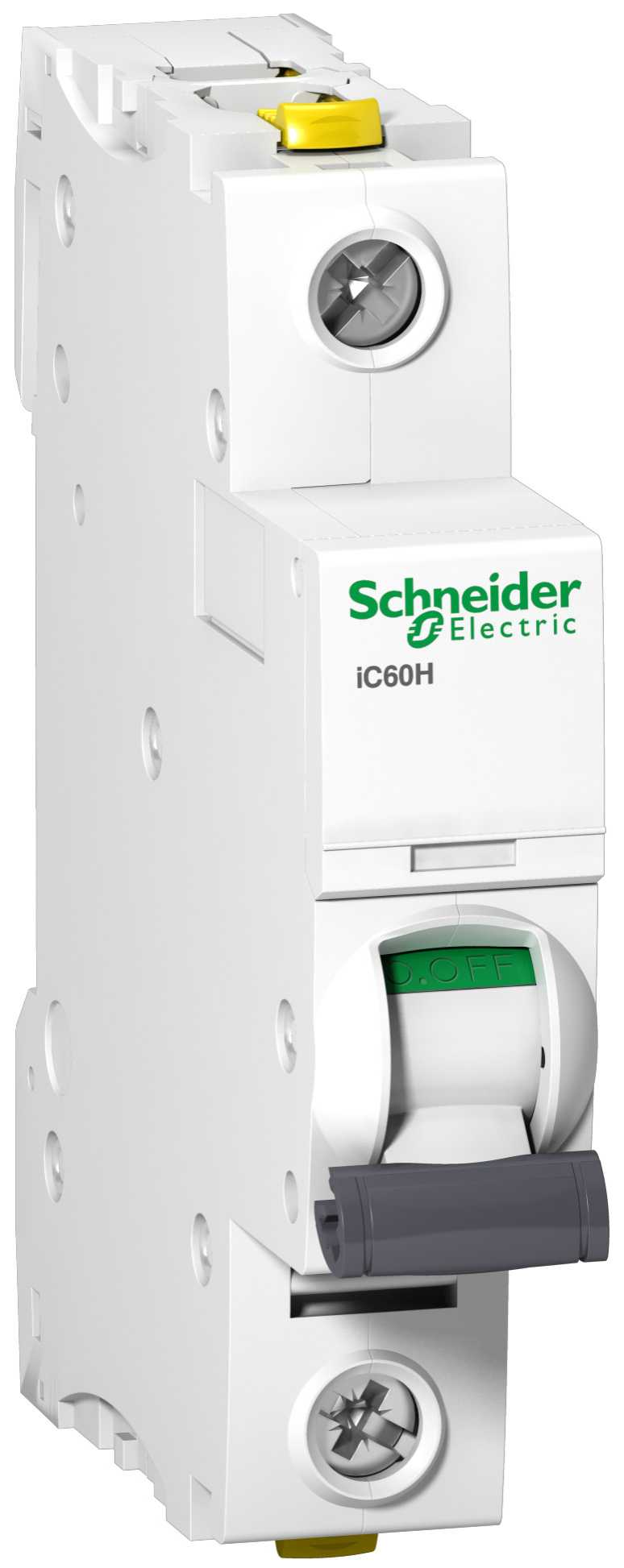 Schneider Electric - iC60H - Automatsikring - 1P - 2A - C-kurve - I2=1,45