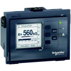 Schneider Electric - Vigilohm IM400. For IT nett, samt DC. IM400 har stort LCD display og Modbus komm.