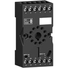 Schneider Electric - 11-PIN Sokkel rundt for tidsrele kompatibelt m/Plug-in relay RUM (3 CO) & Plug-in relay RE48A (2 CO)