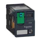 Schneider Electric - Miniatyr pluggrelé 4CO 6A 24VDC m/LED+synlig mekanisk indikator+låsbar testknapp