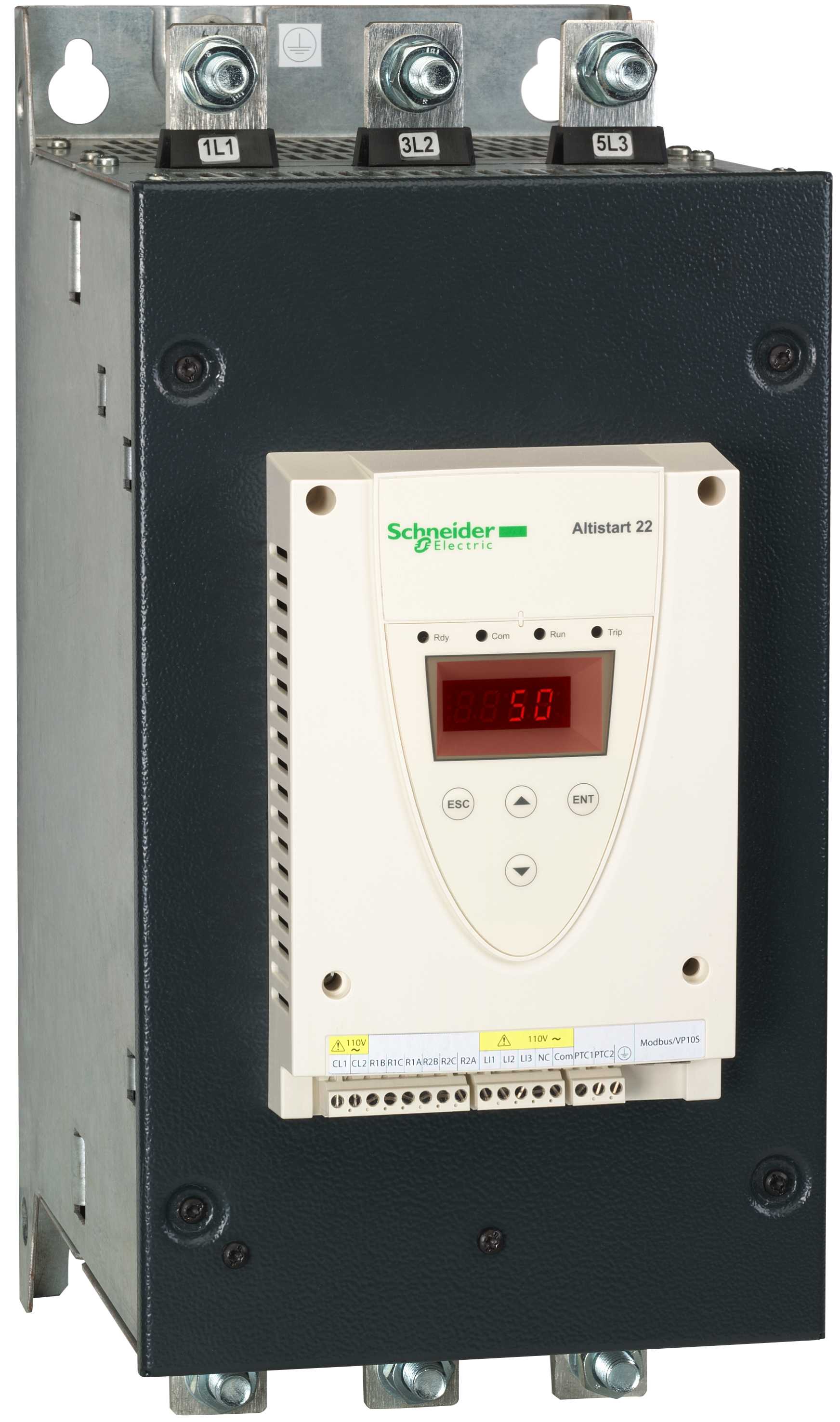 Schneider Electric - Mykstarter ATS22 med integrert bypass kontaktor ATS22 410 A 208 - 600 V