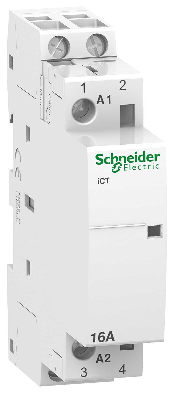 Schneider Electric - iCT - Modulær kontaktor - 16A 2NO 230...240 V 50 Hz