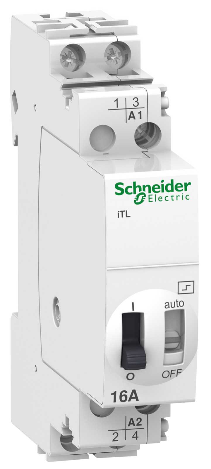 Schneider Electric - iTL - impulsrelè - 2P - 2 NO - 16 A - spole 110 V DC - 230...240 V AC 50/60 Hz