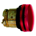 Schneider Electric - Signallampehode i metall for BA9s med linse i rød farge