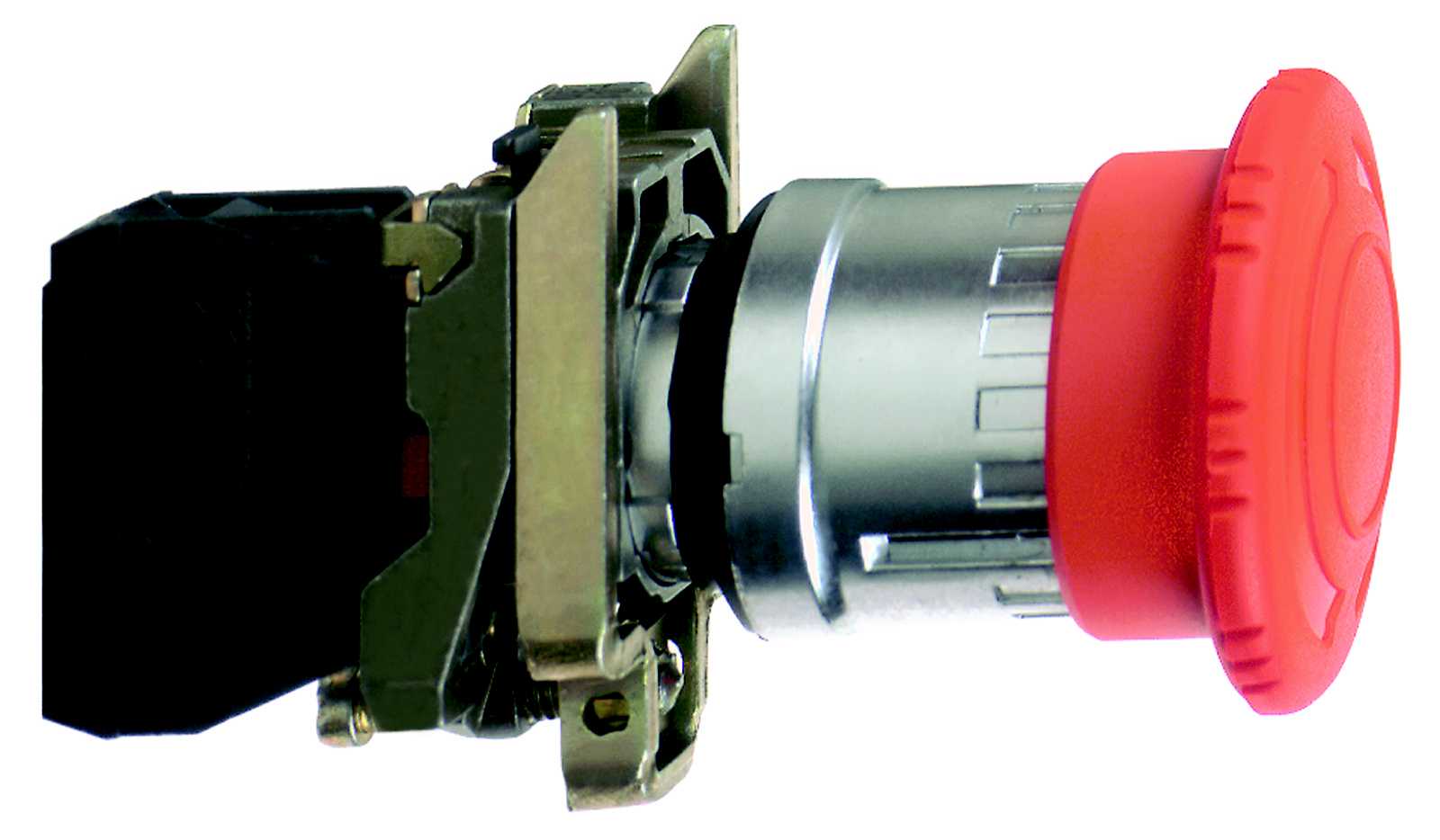 Schneider Electric - Nødstopp komplett med Ø40 mm sopphode i rød farge med trykk/vri funksjon 2xNC