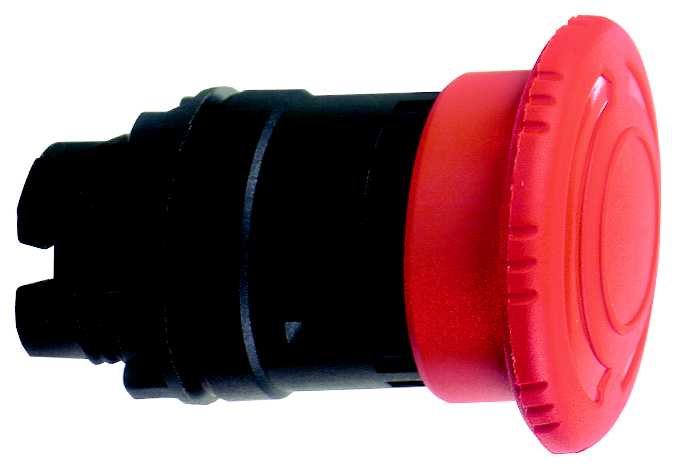 Schneider Electric - Nødstopphode i plast med Ø40 mm sopphode i rød farge med trykk/vri funksjon