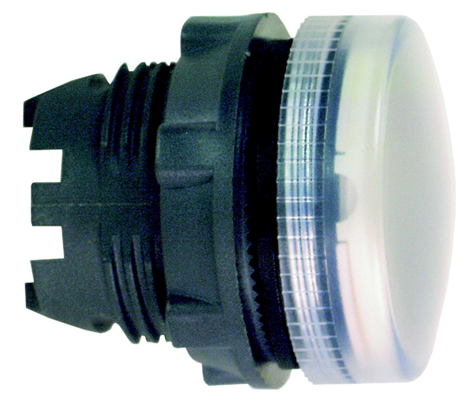 Schneider Electric - Signallampehode i plast for BA9s med linse i hvit farge
