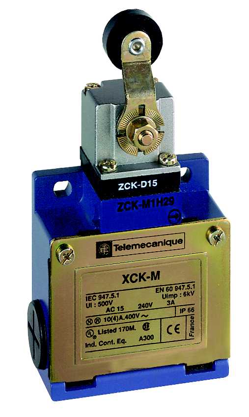 Schneider Electric - ENDEBRYTER KOMPLETT XCKM115H29  M20 ARM M/PLASTRULLE