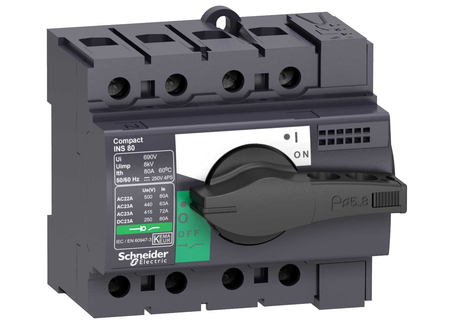 Schneider Electric - LASTBRYTER INS40 4P,  28901  INTERPACT 40A