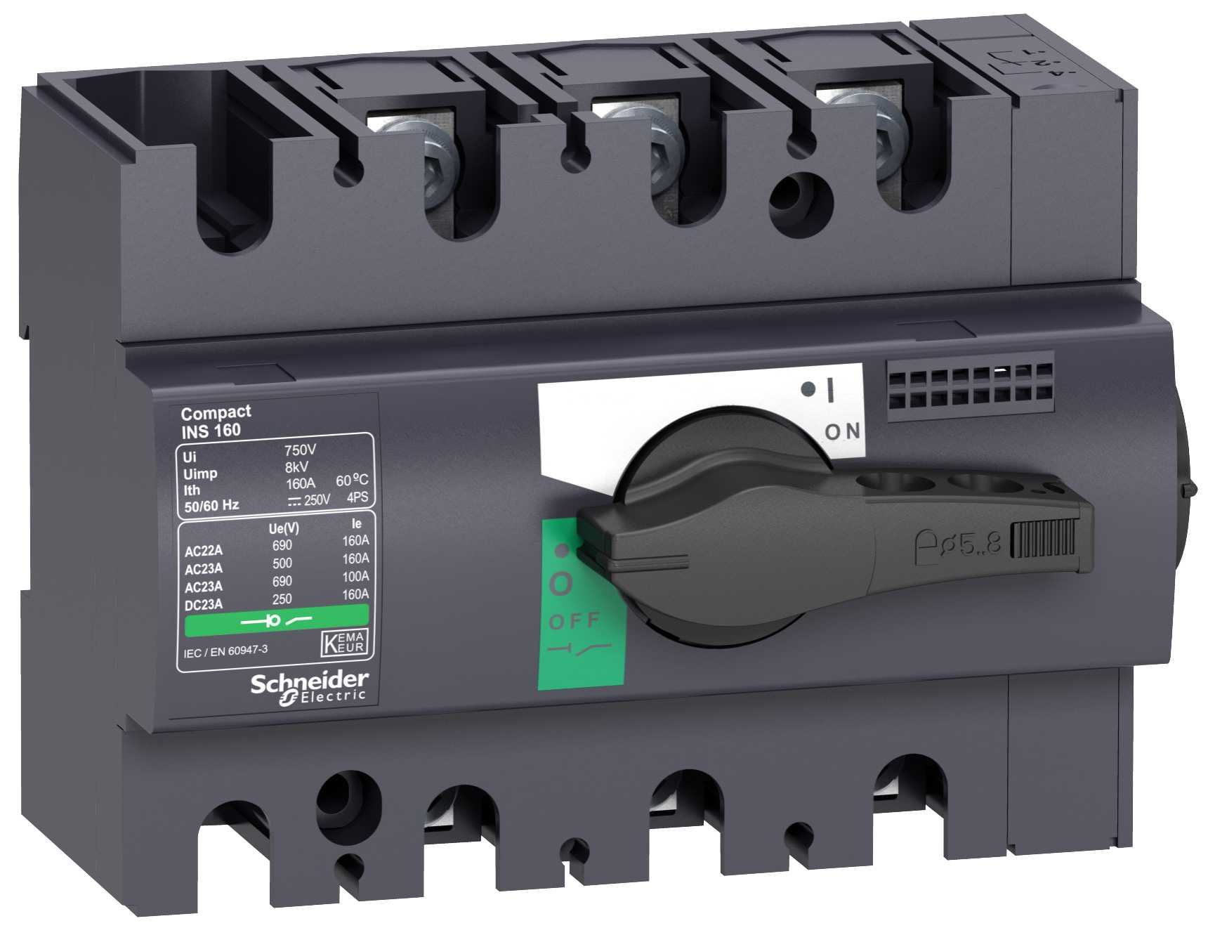 Schneider Electric - LASTBRYTER INS125 3P. 28910  INTERPACT 125A