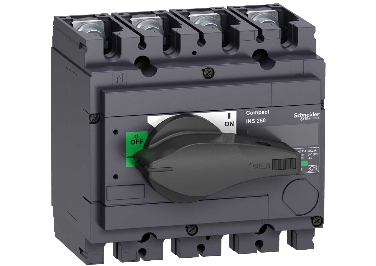 Schneider Electric - Lastbryter Compact INS250 200A 4P