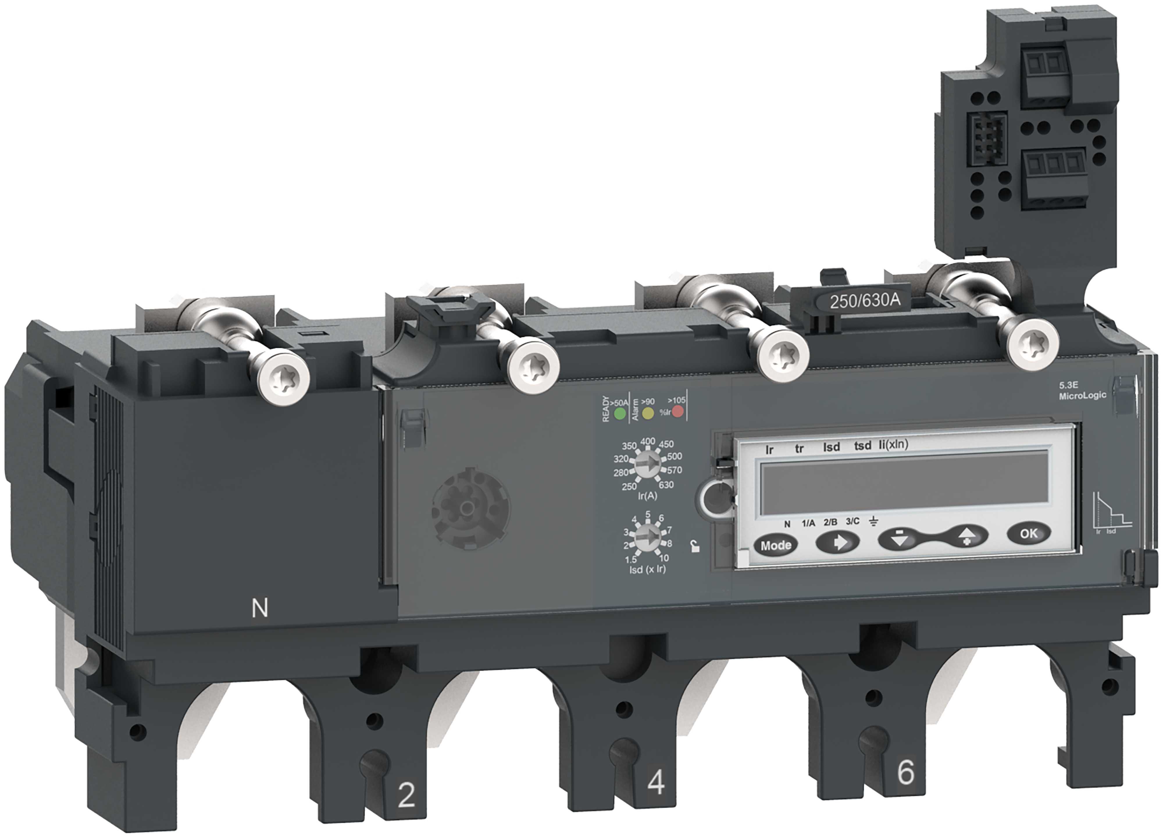 Schneider Electric - Elektronisk vern med energimåling for ComPacT NSX400/630-Micrologic 5.3 E 4P 400A