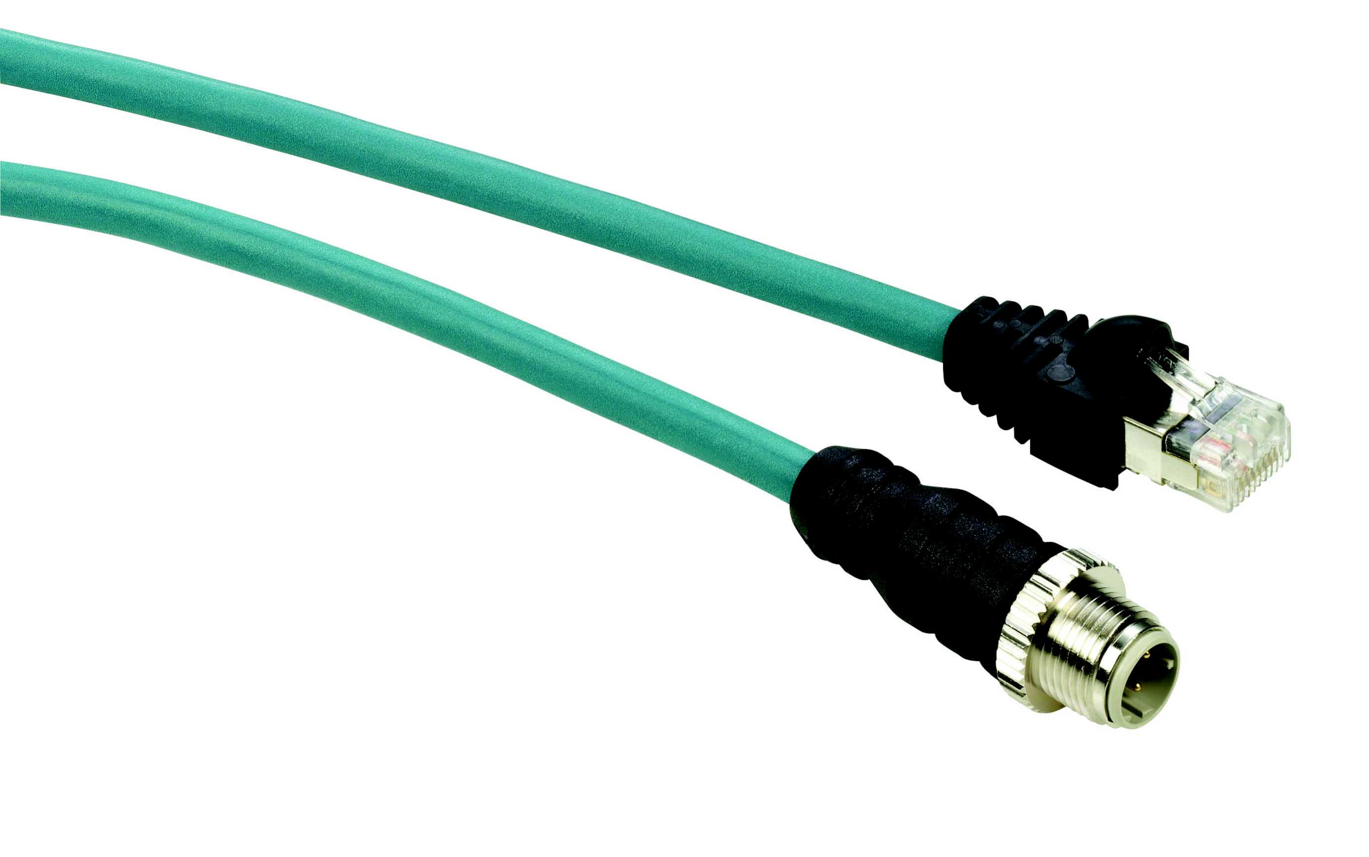 Schneider Electric - TCSECL1M3M10S2 Ethernet kabel M12-RJ45 10m
