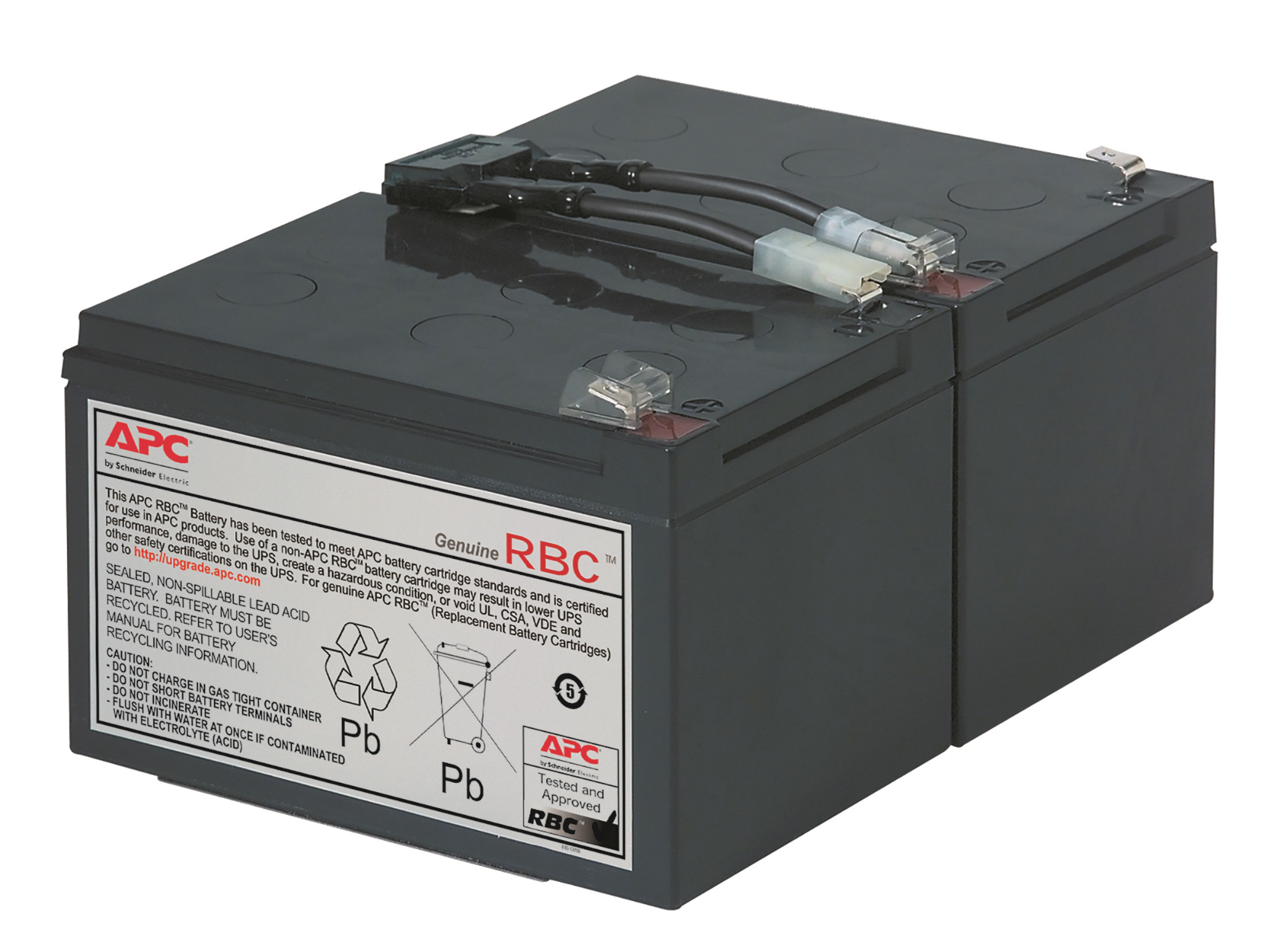 APC by Schneider Electric - APC Vedlikeholdsfrie erstattningsbatteri, RBC7